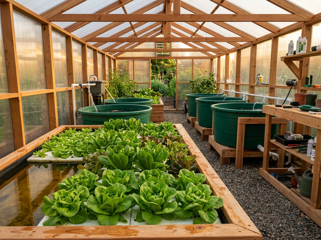 Full Farm Starter — RAS + Greenhouse + Processing