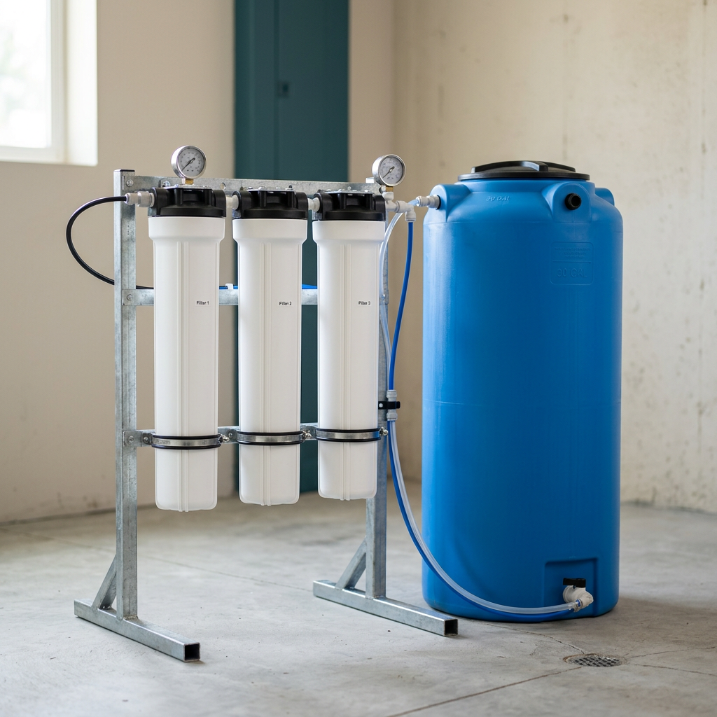 PureFlow RO/DI Trio + 30 gal Buffer Tank