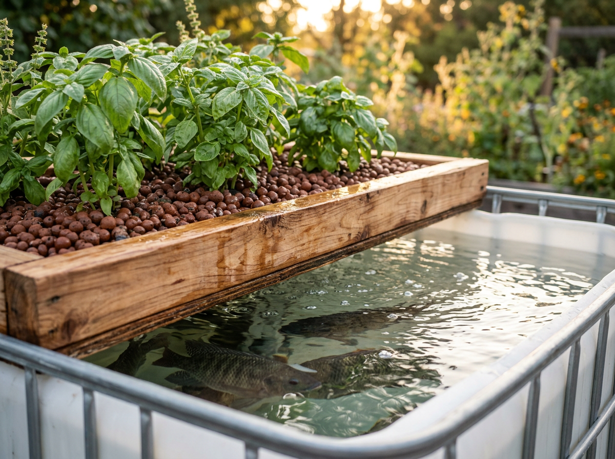 Tilapia Tower Pro — 275 gal IBC Aquaponic System